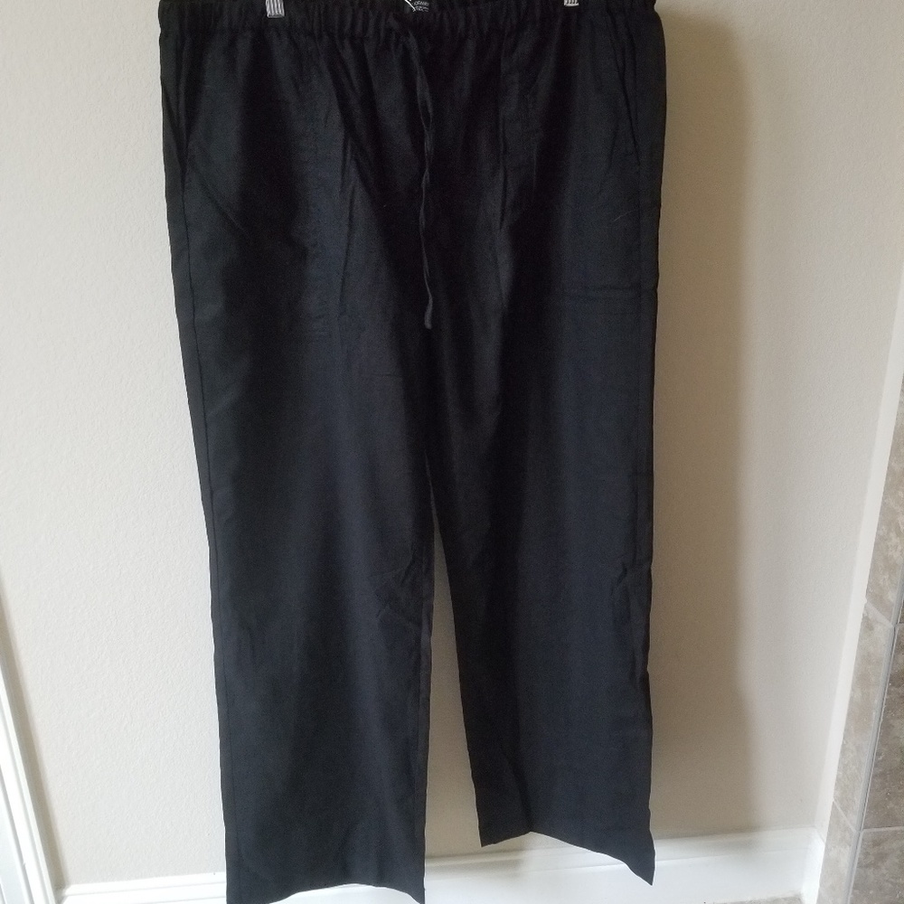 COOFANDY Men's Linen Casual Elastic Waist Pants